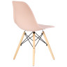 Стулья Стул обеденный DOBRIN DSW, ножки светлый бук, цвет светло-розовый (PK-02)