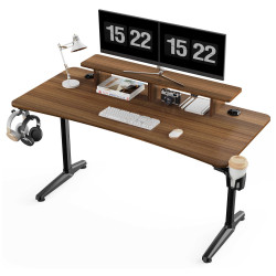 Стол для компьютера EUREKA GIP 60, Walnut