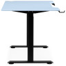 МАРКОС 120 компьютерный стол с регулировкой по высоте, цвет голубой / черный