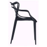 Стул-кресло DC459 Стул пластиковый литой, ЧЕРНЫЙ#3010