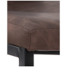 Стулья Стул обеденный DOBRIN MARK, черные ножки, коричневая винтажная экокожа (RU-05)