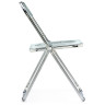 Пластиковые стулья Fold складной clear gray-blue