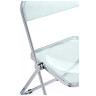 Пластиковые стулья Fold складной clear gray-blue
