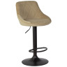 Барные стулья Набор 2 шт Стул барный DOBRIN LOGAN BLACK, мокко велюр (MJ9-9)