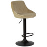 Барные стулья Набор 2 шт Стул барный DOBRIN LOGAN BLACK, мокко велюр (MJ9-9)
