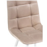 ЧИЛЛИ К обеденный стул с обивкой тканью, цвет бежевый (velutto 05)