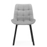 Стулья на металлокаркасе Челси П светло-серый (zd 960) / черный np