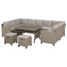 Обеденные группы с диванами Комплект плетеной мебели AFM-370B Beige