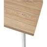ФИН OAK 120  раздвижной стол для кухни с ламинированной столешницей