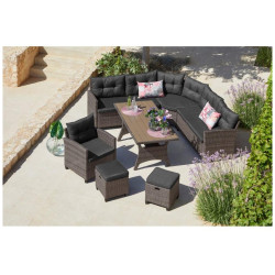 Комплект плетеной мебели AFM-373G Grey