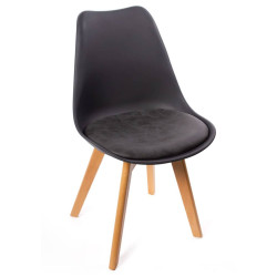 Стул Eames Bon чёрный Стул кухонный