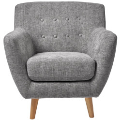 Кресло Picasso серый, шенилл