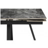 Керамические столы Силлем 120(180)х80 риальто серый темный / черный