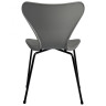Стулья Комплект из 2-х стульев Seven Style серый с чёрными ножками