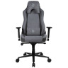 Компьютерное кресло для геймеров AROZZI VERNAZZA с комбинированной обивкой текстиль-экокожа серого цвета