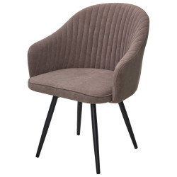 Стул AVIOR, 360 град. поворот. B5 Капучино, велюр / черный каркас, М-City