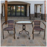 Кофейные комплекты Комплект мебели Асоль-2B TLH-037BR2/060SR-60х60 Brown (2+1)