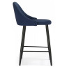 Барные стулья Джама темно-синий / черный матовый