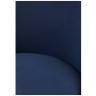 Барные стулья Джама темно-синий / черный матовый