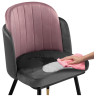 Стулья для гостиной Penelopa dark gray / pink / black / gold