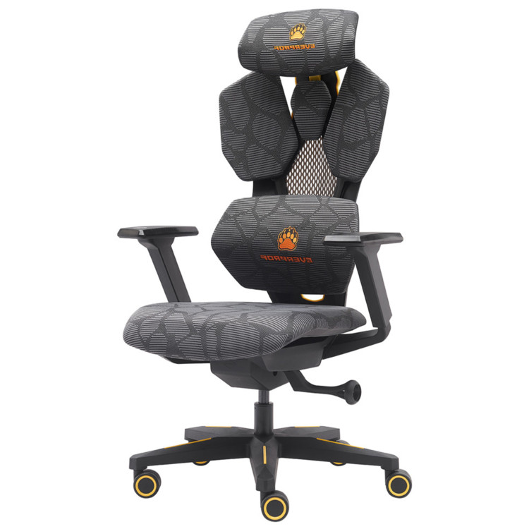 EVERPROF TIGER компьютерное игровое кресло с обивкой сеткой, цвет серый