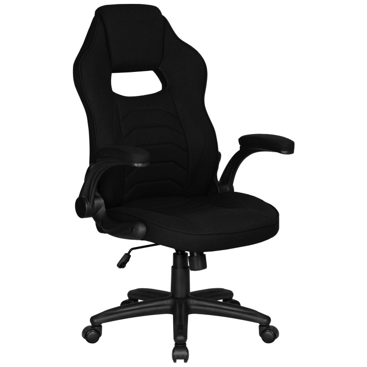 Import.categories_DOBRIN Кресло игровое DOBRIN RICK, черная ткань