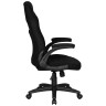 Import.categories_DOBRIN Кресло игровое DOBRIN RICK, черная ткань
