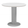 Керамические столы Кэмерон 90 snow white / серый