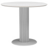 Керамические столы Кэмерон 90 snow white / серый