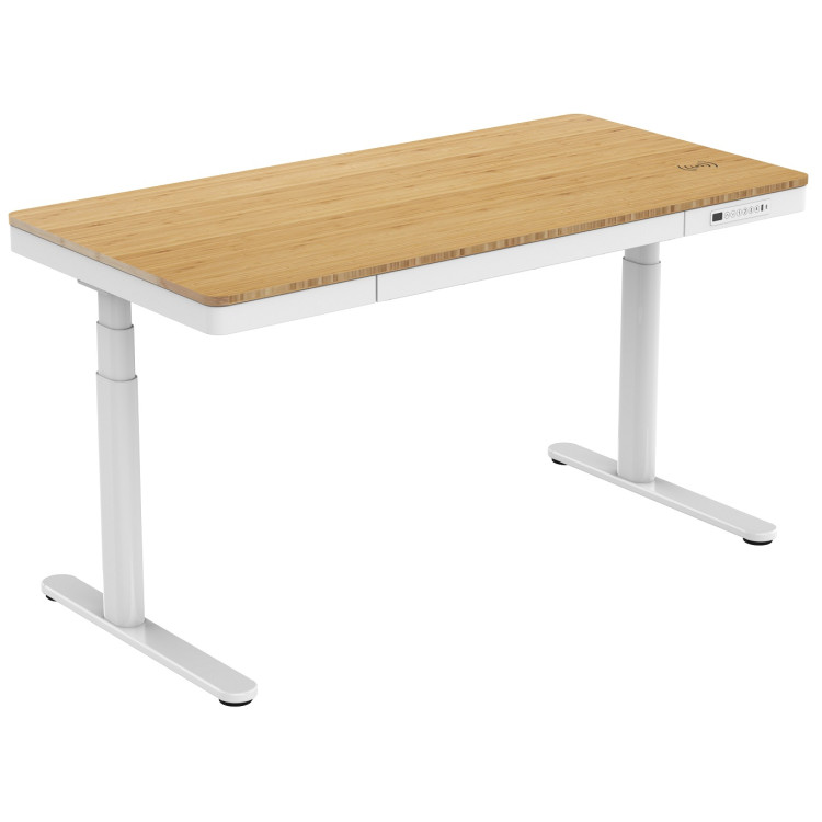 Игровые столы Стол для компьютера с электроприводом, QI-зарядкой и USB-портами FoxGear LIFTISCH FG-ED-55W