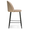 АМИЗУРЕ полубарный стул с обивкой тканью велюр, цвет бежевый
