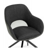 Стулья на металлокаркасе Memfis graphite / black