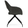 Стулья на металлокаркасе Memfis graphite / black