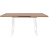 LOFT 120 раздвижной кухонный стол с деревянной столешницей, max длина 160 см
