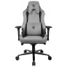 Компьютерное кресло для геймеров AROZZI VERNAZZA с тканевой обивкой серого цвета