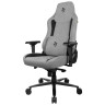 Компьютерное кресло для геймеров AROZZI VERNAZZA с тканевой обивкой серого цвета