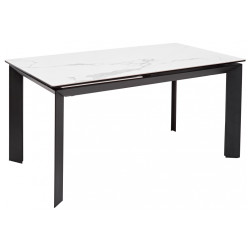 Cremona 140 matte statuario белый мрамор матовый / черный