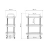 Сервировочные столики Case 56х35х82 white