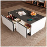 Кофейные столики Умный кофейный столик с холодильником EUREKA TB90, White+Black