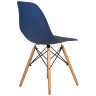Стулья Стул обеденный DOBRIN DSW, ножки светлый бук, цвет тёмно-синий (BE-12)