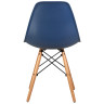 Стулья Стул обеденный DOBRIN DSW, ножки светлый бук, цвет тёмно-синий (BE-12)