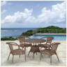 Обеденные группы Комплект плетеной мебели Лион-1B T220CT/Y32-W56 Light brown (4+1)