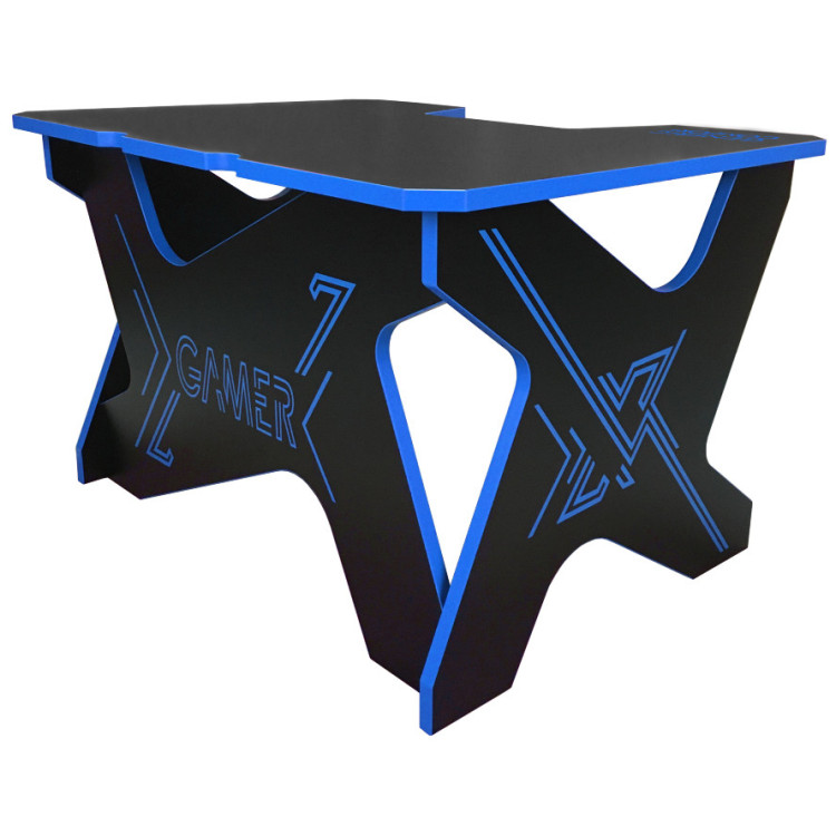 Игровой компьютерный стол GENERIC COMFORT GAMER MINI черный / синий