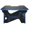 Игровой компьютерный стол GENERIC COMFORT GAMER MINI черный / синий