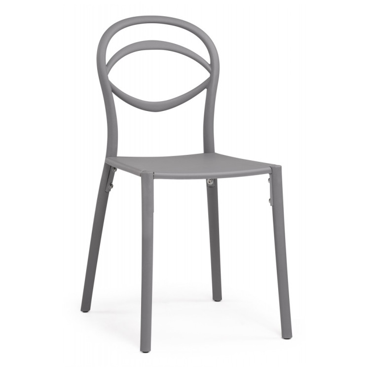 Пластиковые стулья Simple gray