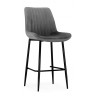 Барные стулья Вейв темно-серый / черный
