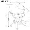 Import.categories_SIGNAL Кресло компьютерное Halmar GASLY (розовый)
