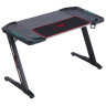 Игровые столы Стол для компьютера (для геймеров) Eureka Z2 c RGB подсветкой, чёрный