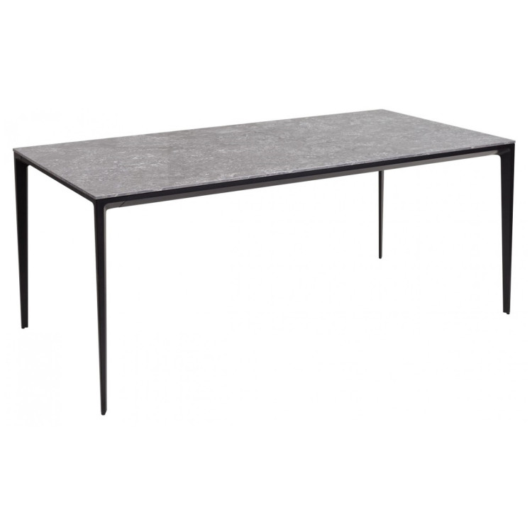 Выставочный образец. Большой обеденный стол NOTO с глянцевой столешницей из монолитной керамики 