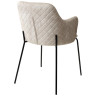 Стулья для гостиной Стул AMARETTO VT5001-1 античный светло-беж., велюр без пальчикового эффекта /черный каркас, М-City